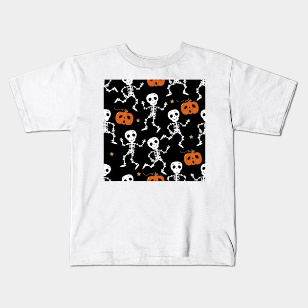 Happy Halloween Gift Kids T-Shirt by nicholsoncarson4